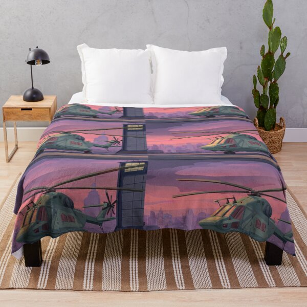 Item preview, Green Helicopter Landscapes Whimsical Characters Colorful Art Design designed and sold by ART ATTACK ZONE.
