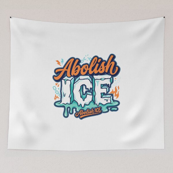 Item preview, Abolish ice melting text street art activist designed and sold by chattsuede.