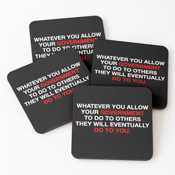 Item preview, Whatever You Allow Your Government to Do to Others They Will Eventually Do To You - Anti Fascism FDT designed and sold by PixVib.