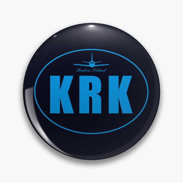 Item preview, KRK Krakow Poland Airport Code designed and sold by Lartheviking.