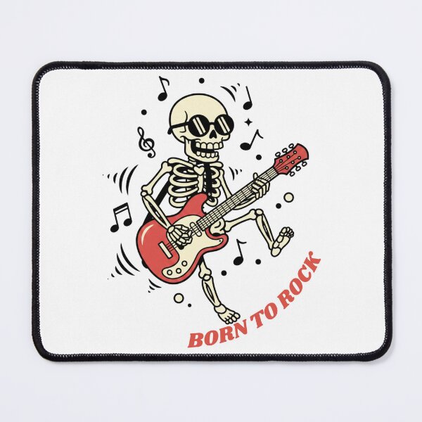 Item preview, Born To Rock - Cool Skeleton Rockstar Guitarist designed and sold by STARLIGHTS.