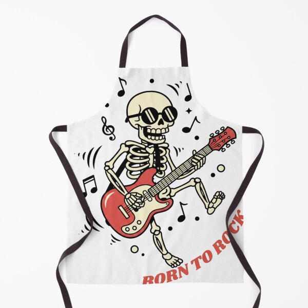 Item preview, Born To Rock - Cool Skeleton Rockstar Guitarist designed and sold by STARLIGHTS.