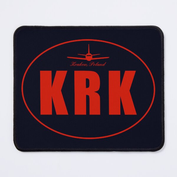Item preview, KRK Krakow Poland Airport Code designed and sold by Lartheviking.