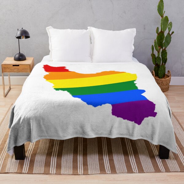 Item preview, LGBT Iran Flag Map - Slanted designed and sold by abbeyz71.