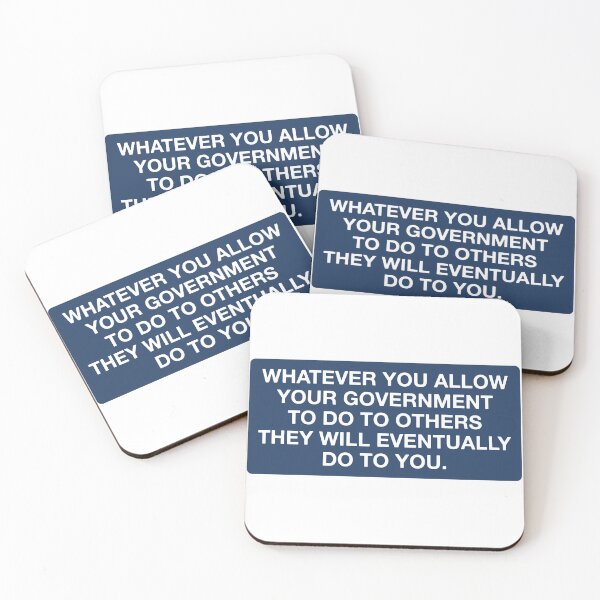 Item preview, Whatever You Allow Your Government to Do to Others - Anti Fascism Activist designed and sold by PixVib.
