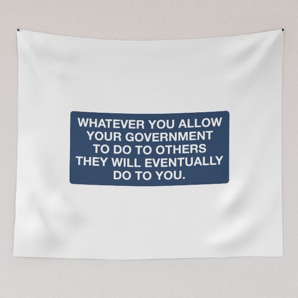 Item preview, Whatever You Allow Your Government to Do to Others - Anti Fascism Activist designed and sold by PixVib.