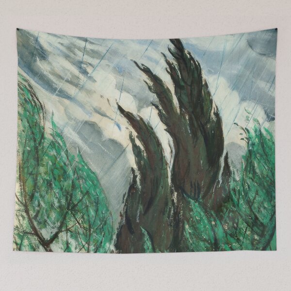 Artikelvorschau, Wind in den Baumwipfeln - Christopher Richard W. Nevinson entworfen und verkauft von Onodera.