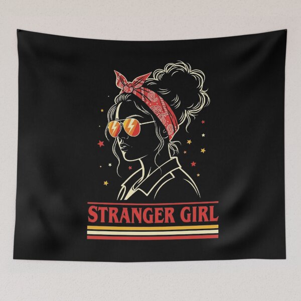 Item preview, Stranger Girl Stranger Things Fan TV Show 80s Retro designed and sold by SofenArt.