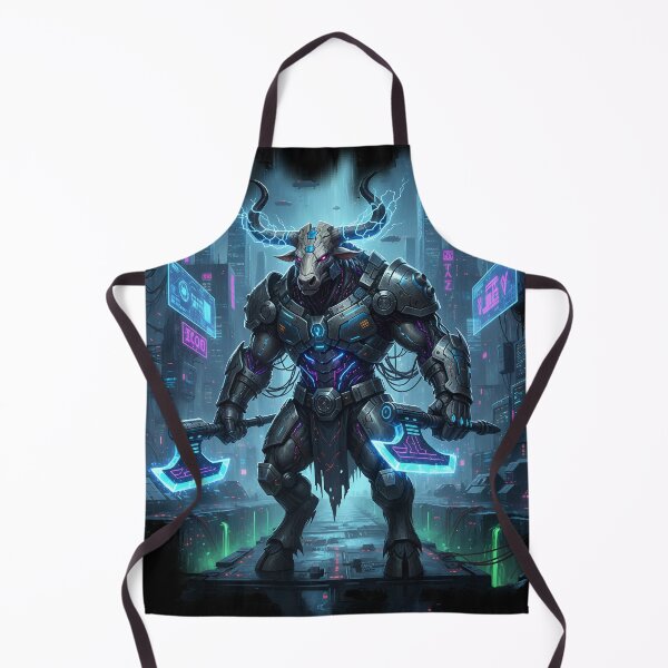 Item preview, Cyber Minotaur: Labyrinth Keeper designed and sold by BounoWorld.