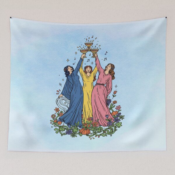 Item preview, The Three Graces of Abundance designed and sold by MysticOzzy.