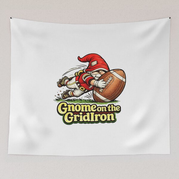 Item preview, Gnome on the GridIron – Fantasy Football Gnome Illustration designed and sold by Moriarty's Digital Visions.