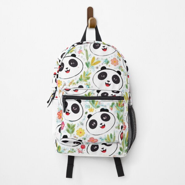 Item preview, Kawaii Panda Faces with Hearts and Nature designed and sold by Skully-Studio.