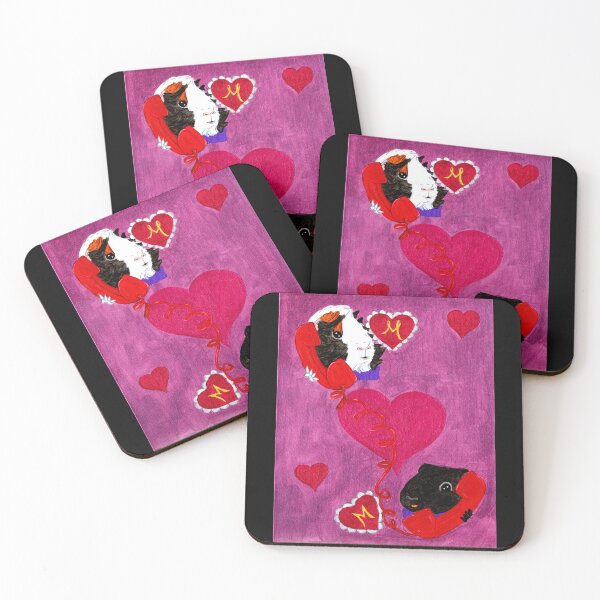 Item preview, Guinea Pigs on the Phone: A Morty & Miffy Valentine  designed and sold by Guinea Pigs and Books.