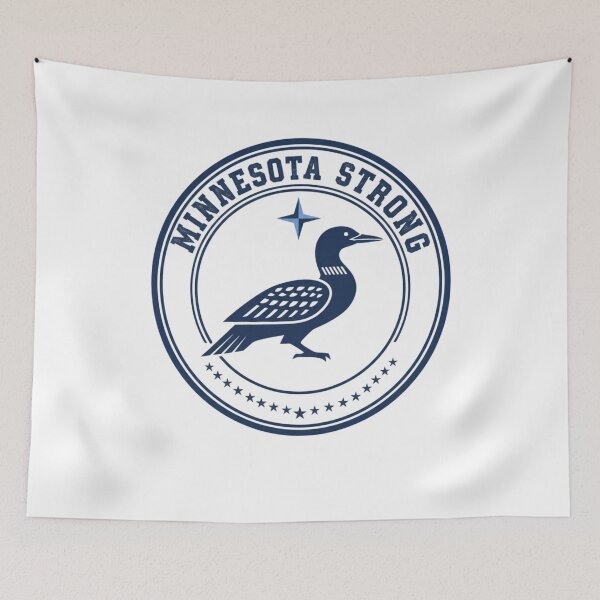 Item preview, Minnesota Strong Minnesota State Pride Loon Fan designed and sold by SofenArt.