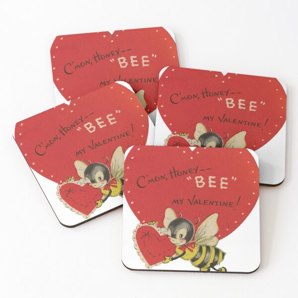 Item preview, C'mon, Honey--'Bee' My Valentine!" designed and sold by Aqualung1971.