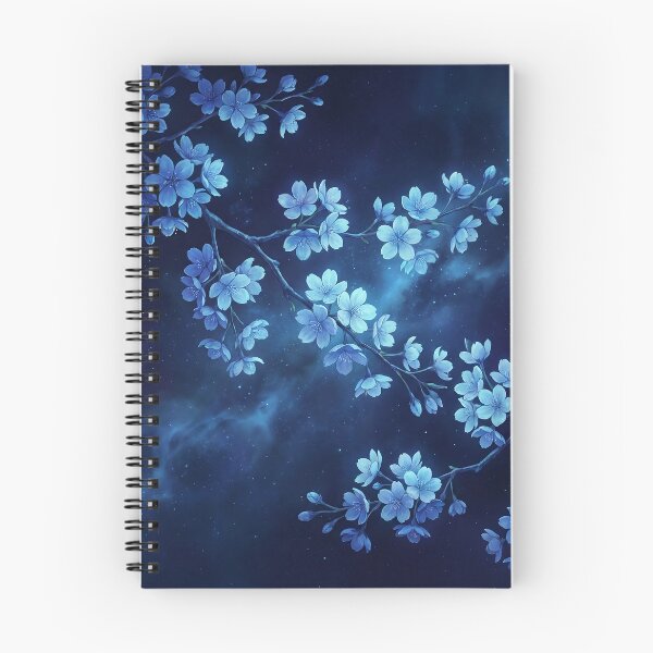 Item preview, Midnight Blue Cherry Blossoms designed and sold by Neural Dream.