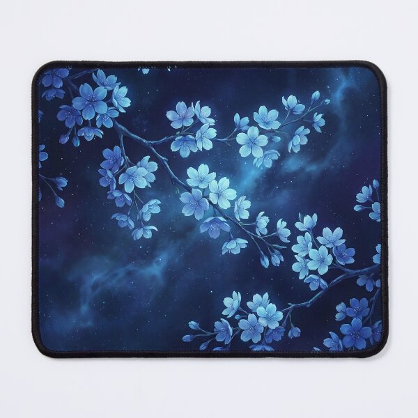 Item preview, Midnight Blue Cherry Blossoms designed and sold by Neural Dream.