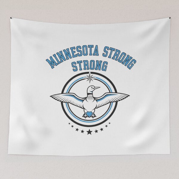 Item preview, Minnesota Strong Strong State Pride Minnesotan Loon Fan designed and sold by SofenArt.