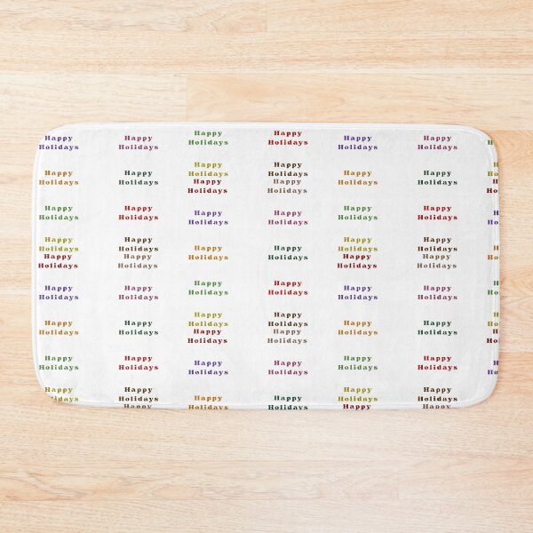 Item preview, Happy Holidays Stickers Pack Colorful Stickers Prints Posters Wall Art Magnet Home Coffee Cup Decoration TShirt Stationary Notebook Magnet Hat Kitchen Work School Office Redbubble Shop designed and sold by Saritas Boutique Shop.
