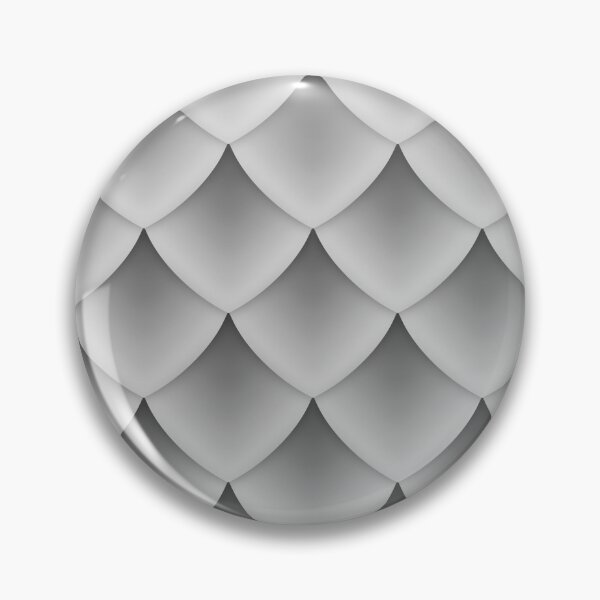 Item preview, Silver Dragon Scales Pattern - Fantasy Scale Texture Design designed and sold by BlackthornDsign.