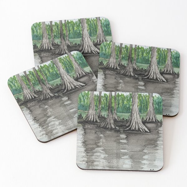Item preview, Cypress trees in the swamp designed and sold by Matt Starr Fine Art .