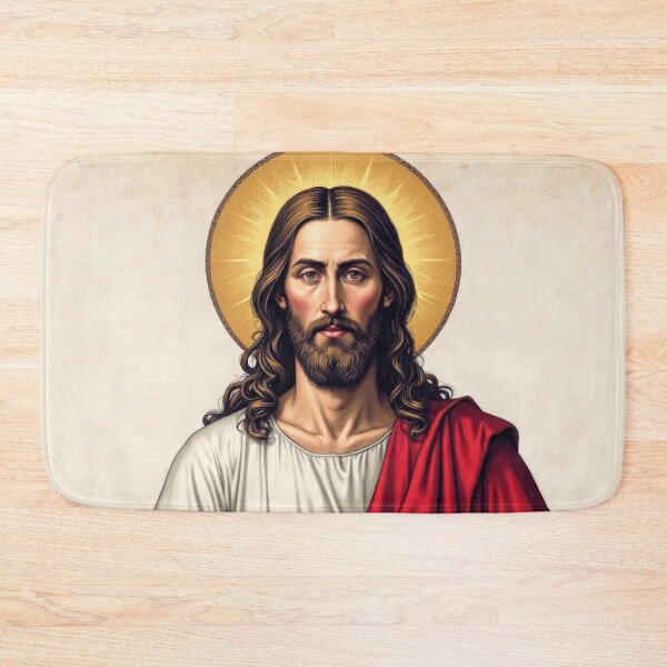 Item preview, Jesus Christ and Gold Halo - Renaissance-Inspired Sacred Art designed and sold by Pastor Reeves Studio.