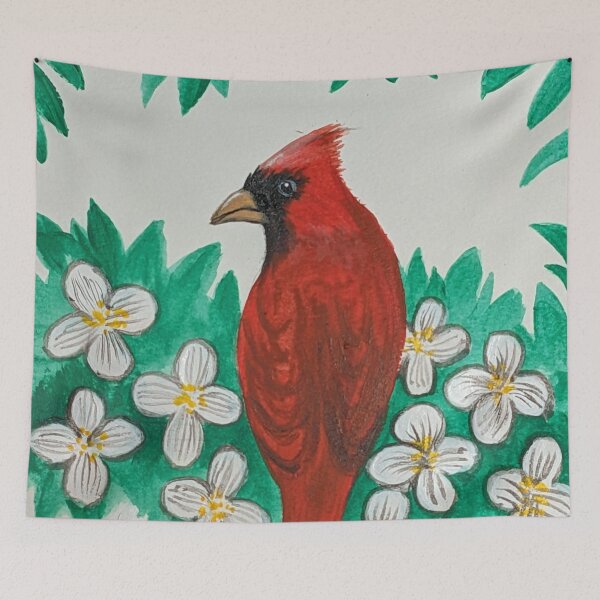 Item preview, Virginia state bird and flower, the cardinal and dogwood  designed and sold by Matt Starr Fine Art .