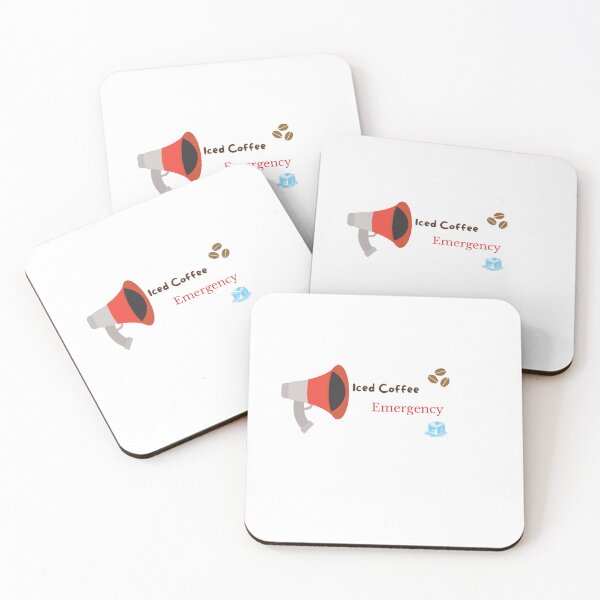 Item preview, In Case of Emergency Break Ice - Funny Iced Coffee Quote designed and sold by MarinCreators.