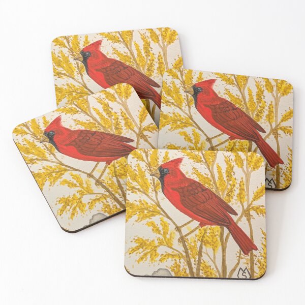 Item preview, Kentucky state bird and flower, the cardinal and goldenrod designed and sold by Matt Starr Fine Art .