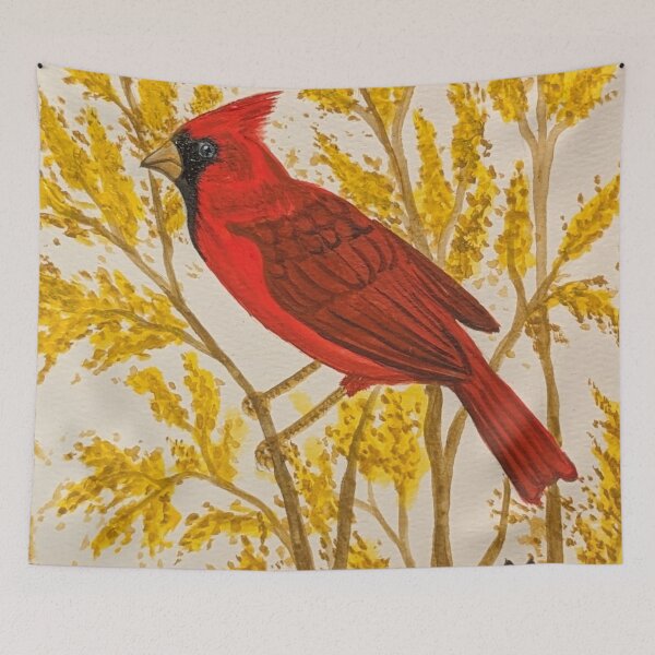 Item preview, Kentucky state bird and flower, the cardinal and goldenrod designed and sold by Matt Starr Fine Art .
