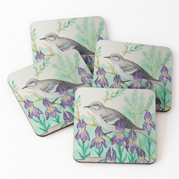 Item preview, Tennessee state bird and flower, the mockingbird and iris  designed and sold by Matt Starr Fine Art .
