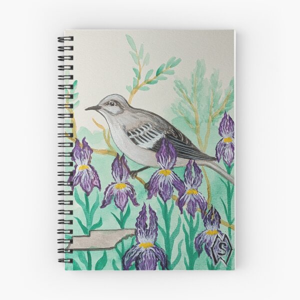 Item preview, Tennessee state bird and flower, the mockingbird and iris  designed and sold by Matt Starr Fine Art .