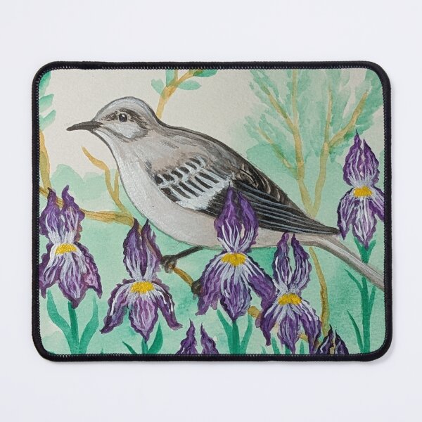 Item preview, Tennessee state bird and flower, the mockingbird and iris  designed and sold by Matt Starr Fine Art .