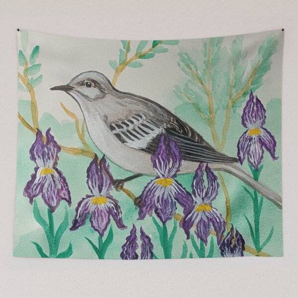 Item preview, Tennessee state bird and flower, the mockingbird and iris  designed and sold by Matt Starr Fine Art .