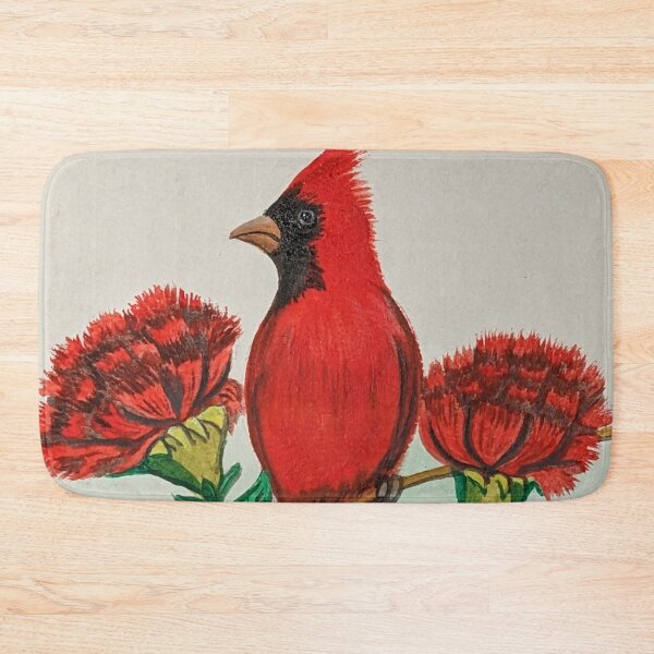 Item preview, Ohio state bird and flower, the cardinal and red carnation  designed and sold by Matt Starr Fine Art .