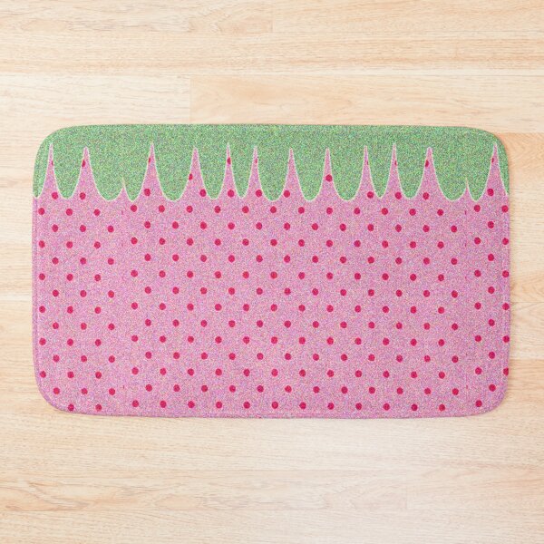 Item preview, Glittery Strawberry Polka Dot Wallpaper designed and sold by Greatbluewhale3.