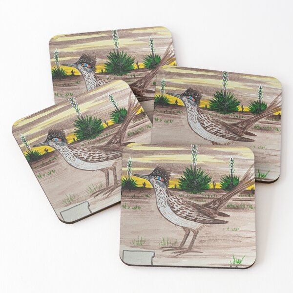 Item preview, New Mexico state bird and flower, the roadunner and yucca flower  designed and sold by Matt Starr Fine Art .