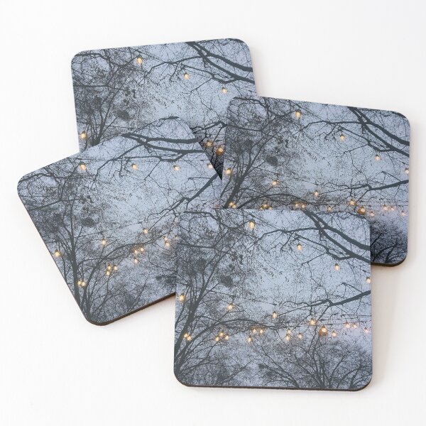 Item preview, Festive street garlands in autumn twilight  designed and sold by Enerjetal.