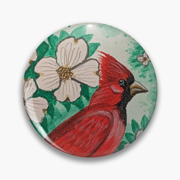 Item preview, North Carolina state bird and flower, the cardinal and dogwood designed and sold by Matt Starr Fine Art .