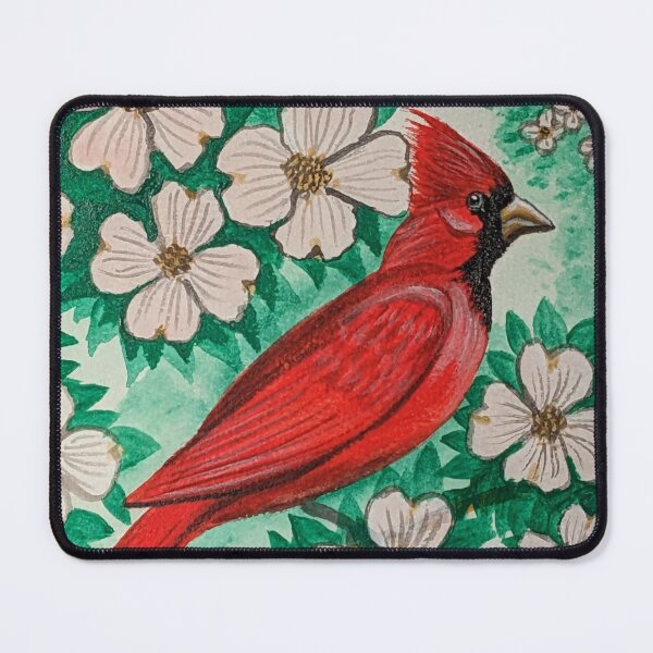 Item preview, North Carolina state bird and flower, the cardinal and dogwood designed and sold by Matt Starr Fine Art .