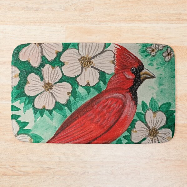 Item preview, North Carolina state bird and flower, the cardinal and dogwood designed and sold by Matt Starr Fine Art .