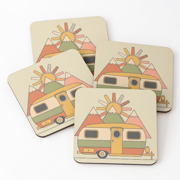 Item preview, Retro Road Trip Camper designed and sold by LMDIGITAL6.