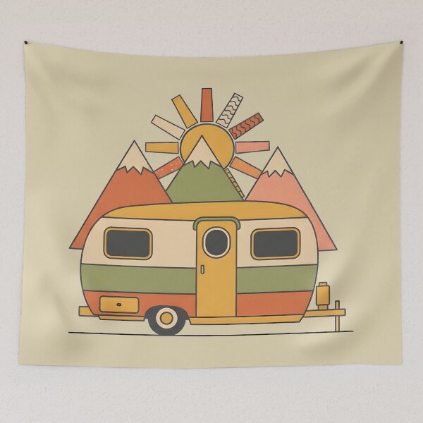Item preview, Retro Road Trip Camper designed and sold by LMDIGITAL6.
