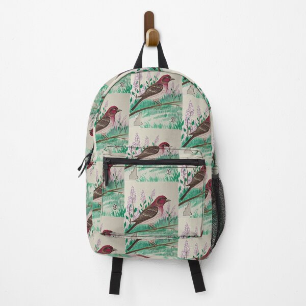 Item preview, New Hampshire state bird and flower, the purple finch and purple lilac designed and sold by Matt Starr Fine Art .