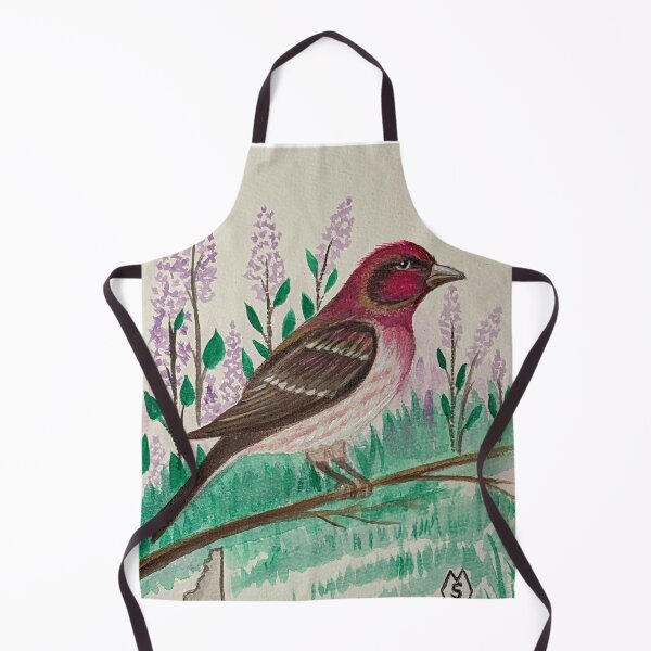Item preview, New Hampshire state bird and flower, the purple finch and purple lilac designed and sold by Matt Starr Fine Art .