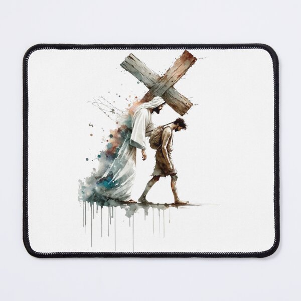 Item preview, Deny Self Follow Me - Matthew 16:24 designed and sold by cican-art.