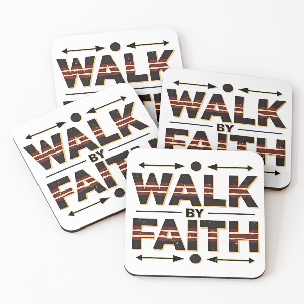 Item preview, Walk By Faith Bold Christian Design designed and sold by Pastor Reeves Studio.
