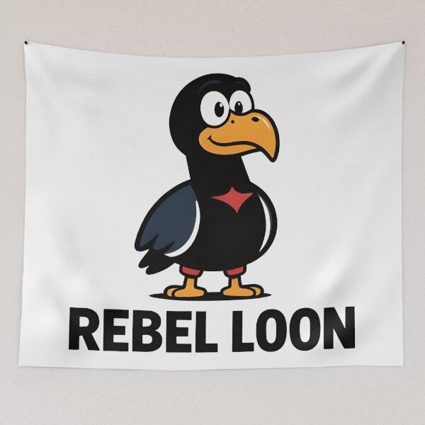 Item preview, anti ice minnesota rebel loon designed and sold by Uglyandcute.