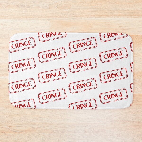 Item preview, Cringe Rubber Stamp designed and sold by carriesmithcreative.