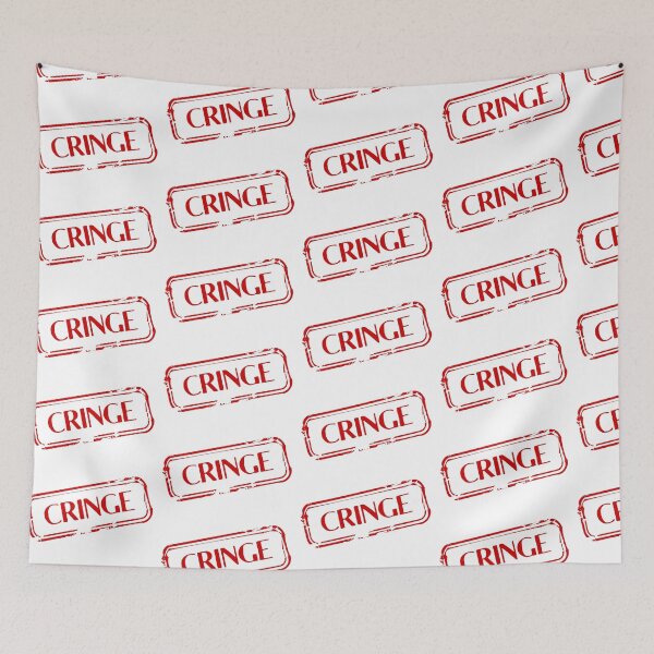Item preview, Cringe Rubber Stamp designed and sold by carriesmithcreative.